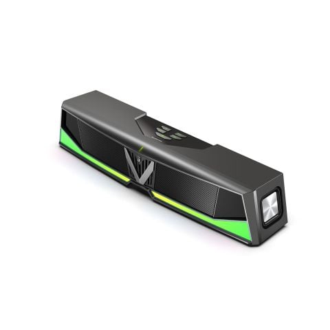  Loa Soundbar - Loa Máy Tính V5, Thiết Kế Tinh Tế, Đa Dạng Chức Năng, Âm Thanh Sống Động, Êm Tai, Hiệu Ứng Ánh Sáng Đẹp 