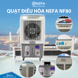  Quạt điều hòa hơi nước gia đình công nghệ Nhật Bản làm mát nhanh, công suất lớn Nefa NF80 