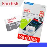  Thẻ Nhớ MicroSD SanDisk Tốc Độ 100Mb/s, Dùng Cho Camera, Điện Thoại, Máy Ảnh,... 