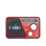  Đài Radio bắt sóng khỏe, nghe nhạc MP3,  pin khô xuất xứ INDONESIA tặng kèm USB 200 bài hát WAXIBA 521URT 