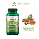 Viên Uống Swanson Colon Helper Herbal Formula Hỗ Trợ Cải Thiện Chức Năng Đại Tràng Tiêu Hóa (60 Viên/Lọ) 