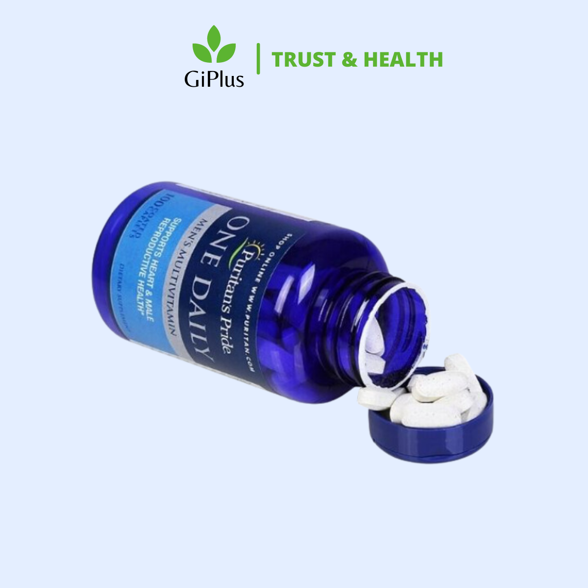 Puritan One daily men Multivitamin 100 viên Giplus