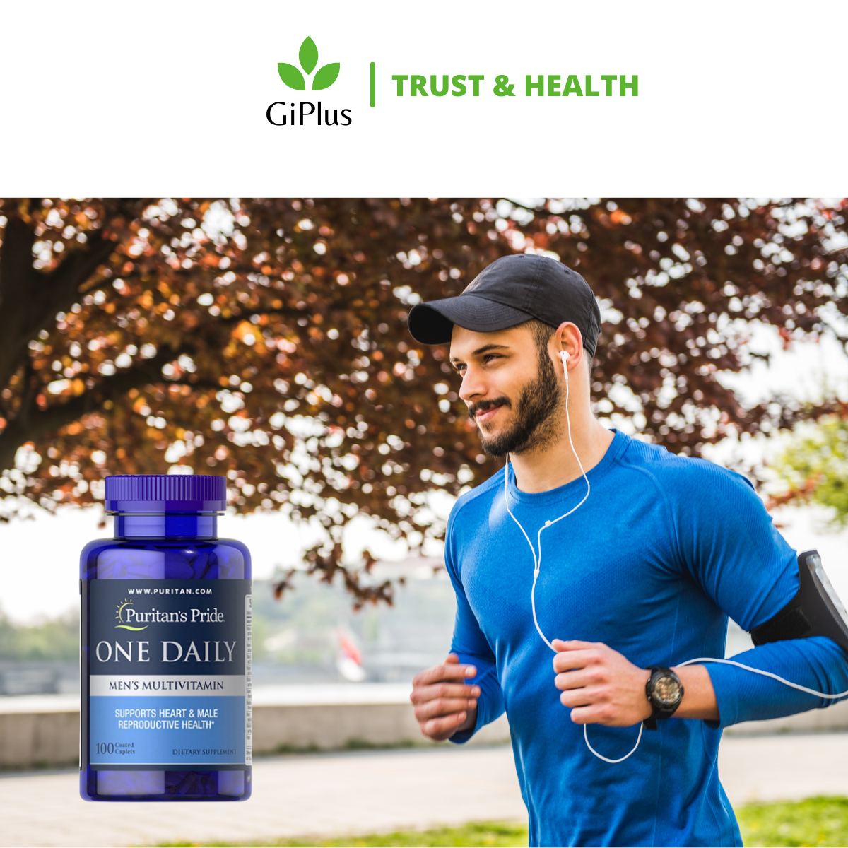 Puritan One daily men Multivitamin 100 viên Giplus