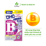  Viên Uống DHC Nhật Bản Vitamin B Mix 30 ngày Bổ Sung Vitamin B Tổng Hợp (60 Viên/Gói) 