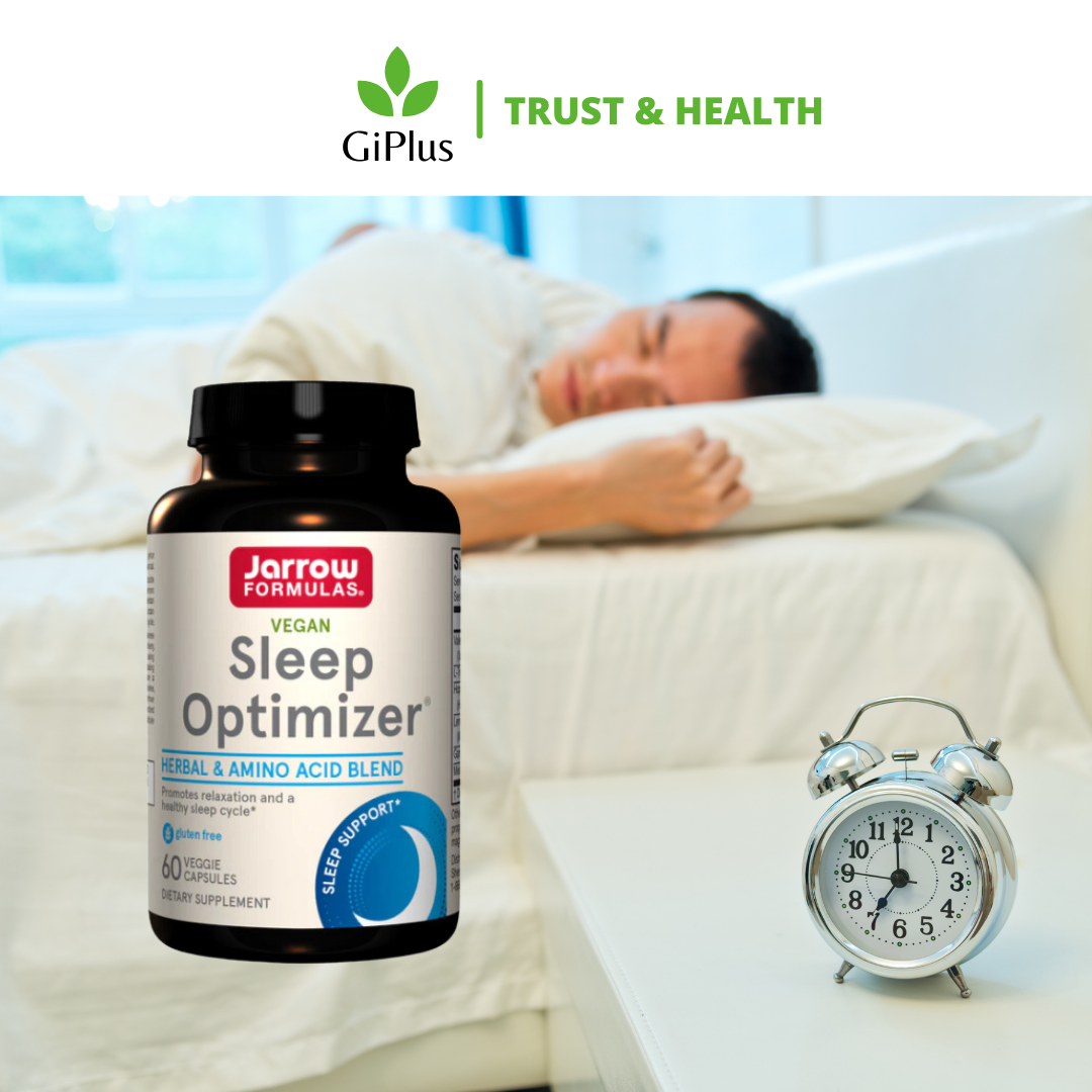  Viên Uống Hỗ Trợ Giấc Ngủ, Giúp Ngủ Ngon Jarrow Formulas Sleep Optimizer (60 Viên/Lọ) 