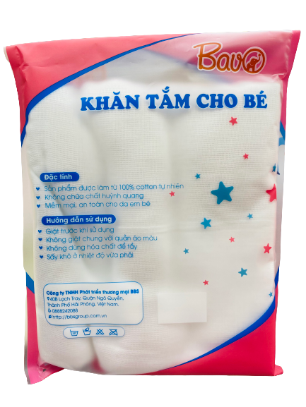  Khăn tắm BAVO 6 lớp (1 cái) 