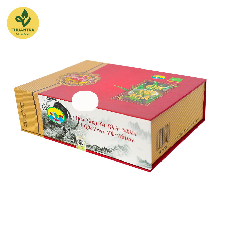  Trà xanh hộp 200G hút chân không 20 gói nhỏ - Thuận Trà Tân Cương 