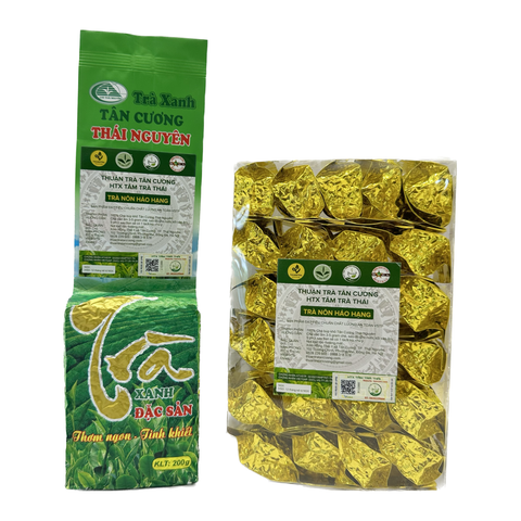  Trà Hảo Hạng đóng ấm 25 gói - Thuận Trà Tân Cương - Trà Thái Nguyên cao cấp chuẩn VietGap, OCOP 4 Sao 