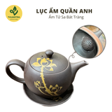  Bộ ấm chén trà Lục Ẩm Quần Anh - Ấm chén Tử Sa Bát Tràng cao cấp - Thuận Trà Tân Cương 