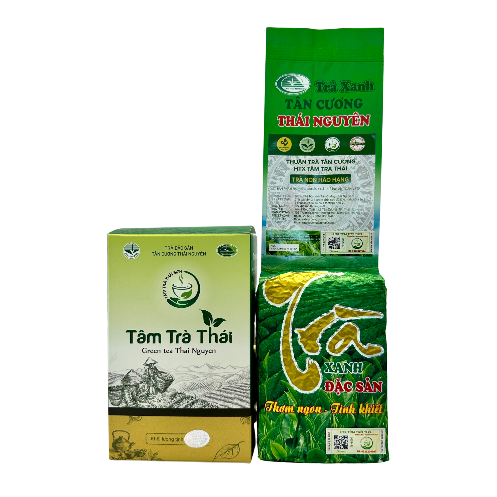  Tâm trà Nõn Tôm - Hộp trà nõn hảo hạng 200Gr - Quà tặng cao cấp Thuận Trà Tân Cương 