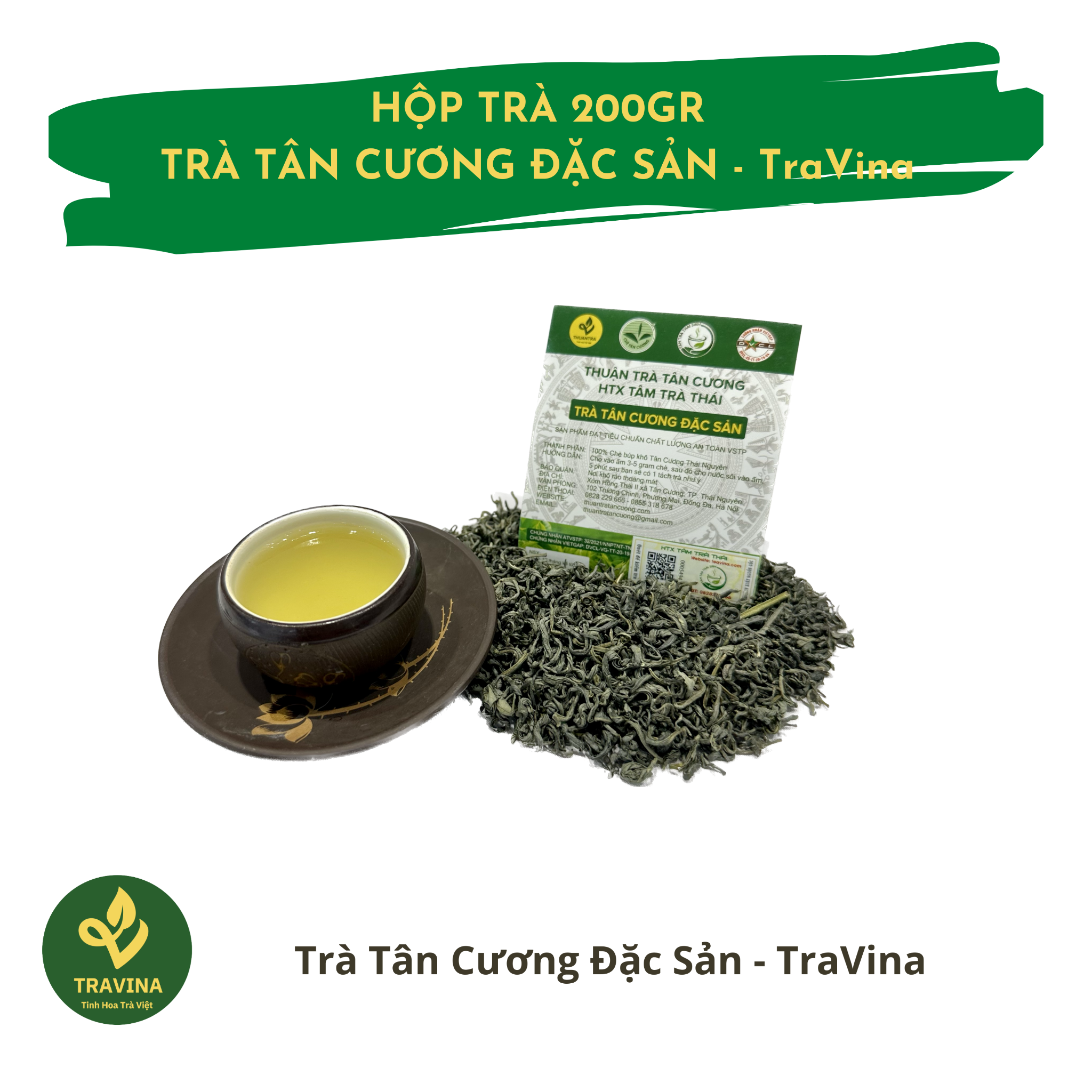 HỘP TRÀ TÂN CƯƠNG ĐẶC SẢN (200GR) – HTX Tâm Trà Việt