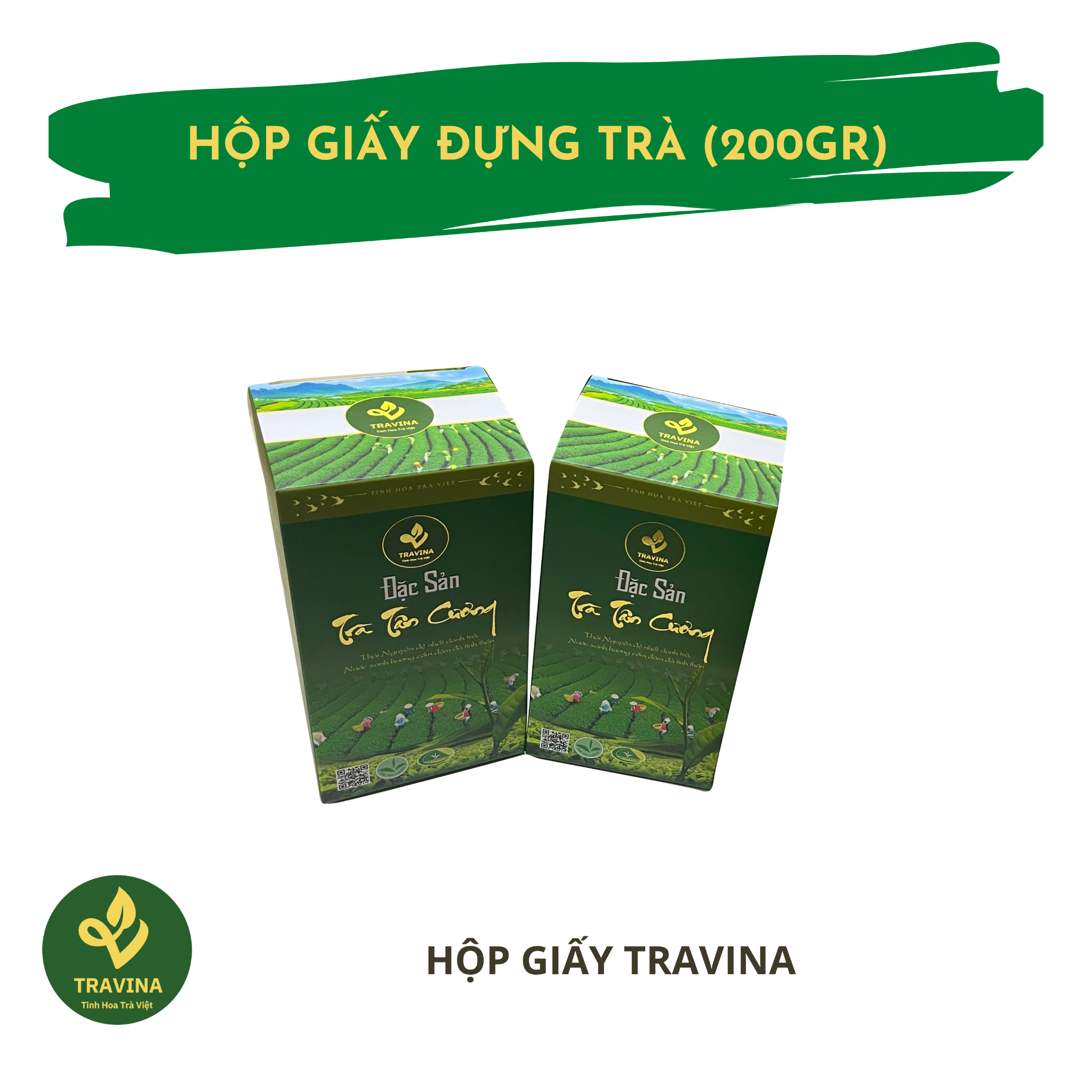  Hộp Giấy Đựng Trà (200Gr) 