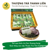  Tâm Trà Thanh Liên - Set quà biếu trà Sen thượng hạng -Travina - Trà Thái Nguyên Cao Cấp Đạt Tiêu Chuẩn VietGap, ISO 