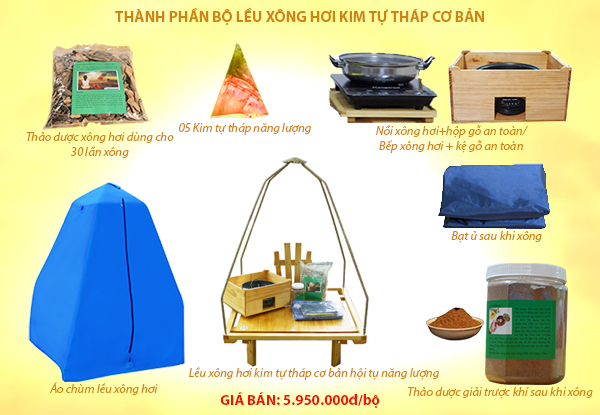  Bộ Lều Xông Hơi Kim Tự Tháp cơ bản 