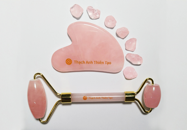  Bộ massage nâng cơ đá thạch anh tự nhiên thiên tạo 