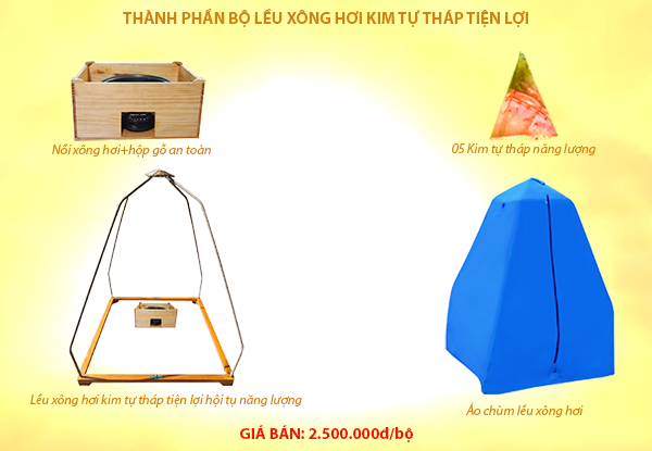  Lều Xông Hơi Kim Tự Tháp tiện lợi 