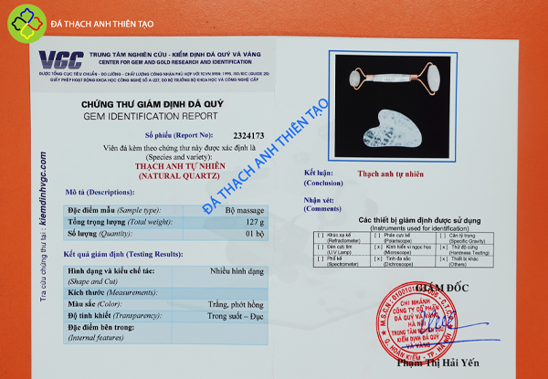  Cây lăn massage đá thạch anh tự nhiên theo phong cách cổ xưa 