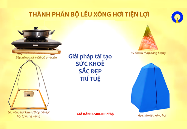  Lều Xông Hơi Kim Tự Tháp tiện lợi 