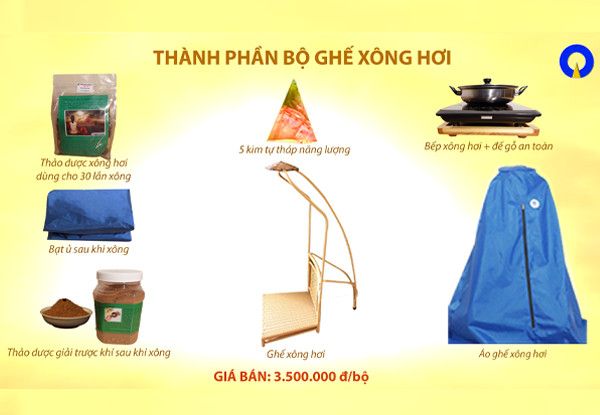  Bộ Ghế ngồi Xông Hơi Kim Tự Tháp 