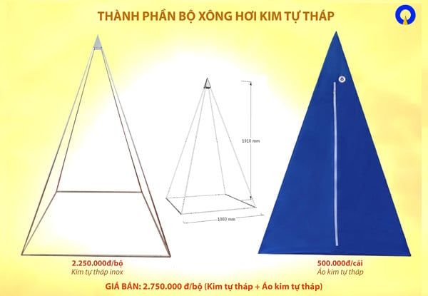  Xông hơi kim tự tháp thiên tạo – giải pháp thông minh 2 trong 1 