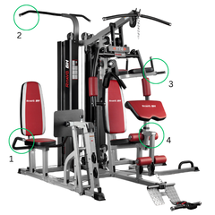 Máy tập đa năng Rita Võ|BH G159