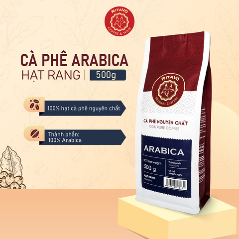 Cà phê nguyên chất hạt rang ARABICA – 500g