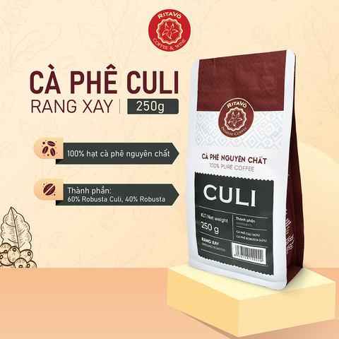 Cà Phê Rang Xay Nguyên Chất - Dòng Culi (250g)