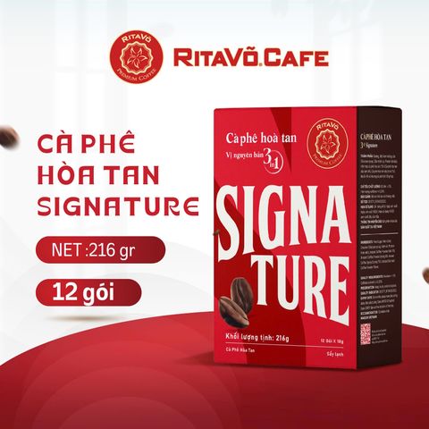 Cafe hòa tan 3 in 1 SIGNATURE - 216g