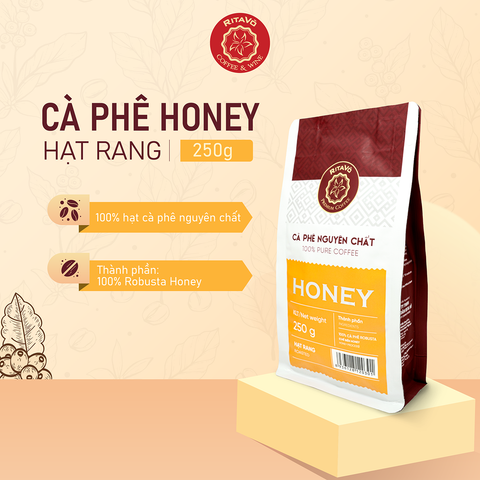 Cà phê nguyên chất hạt rang HONEY – 250g