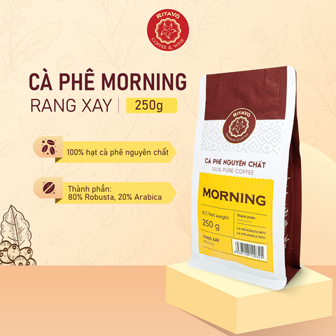 Cà Phê Rang Xay Nguyên Chất - Dòng Morning (250g)