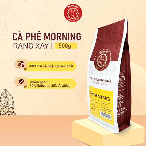Cà Phê Rang Xay Nguyên Chất - Dòng Morning (500g)