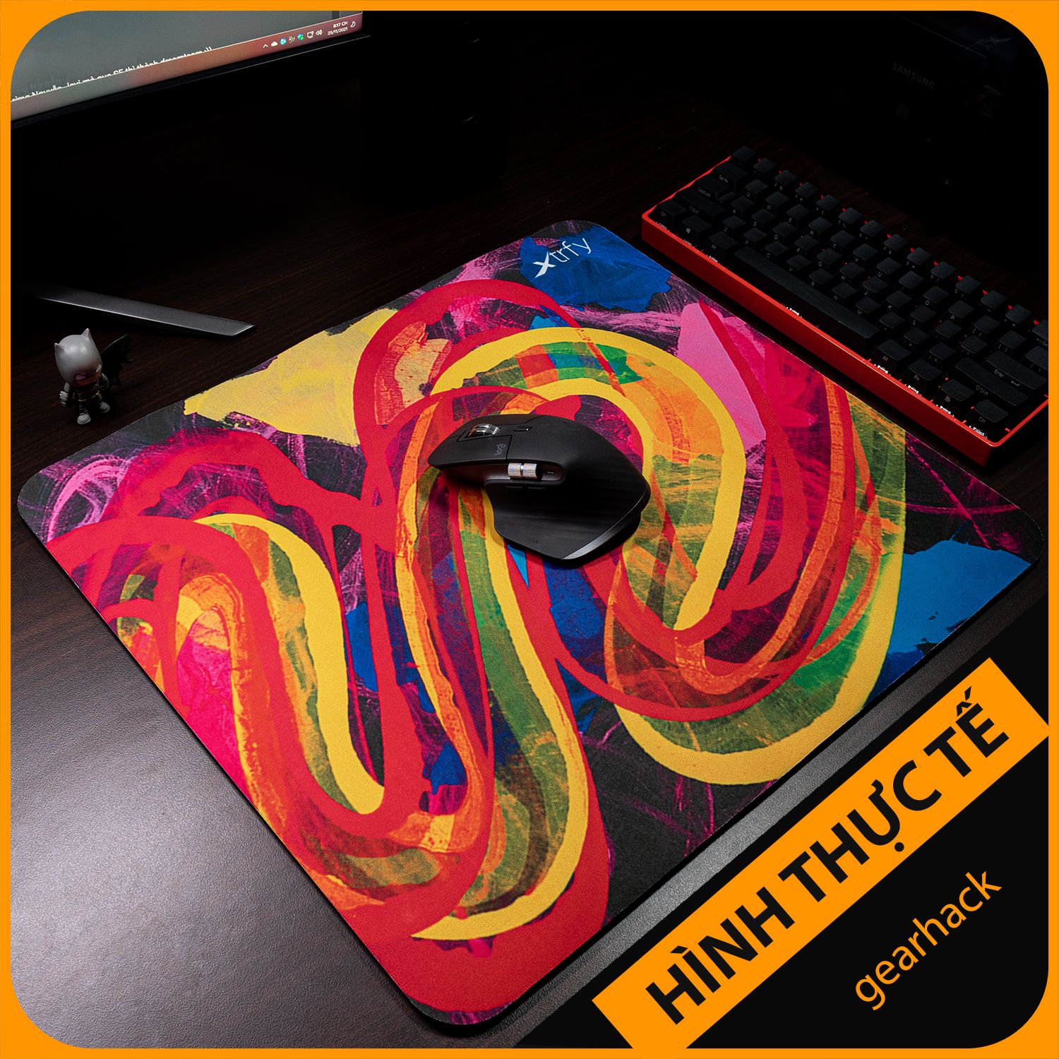 Lót Chuột Chuyên Game FPS, Mouse Pad bề mặt SPEED 450x400x6 mm Gearhack