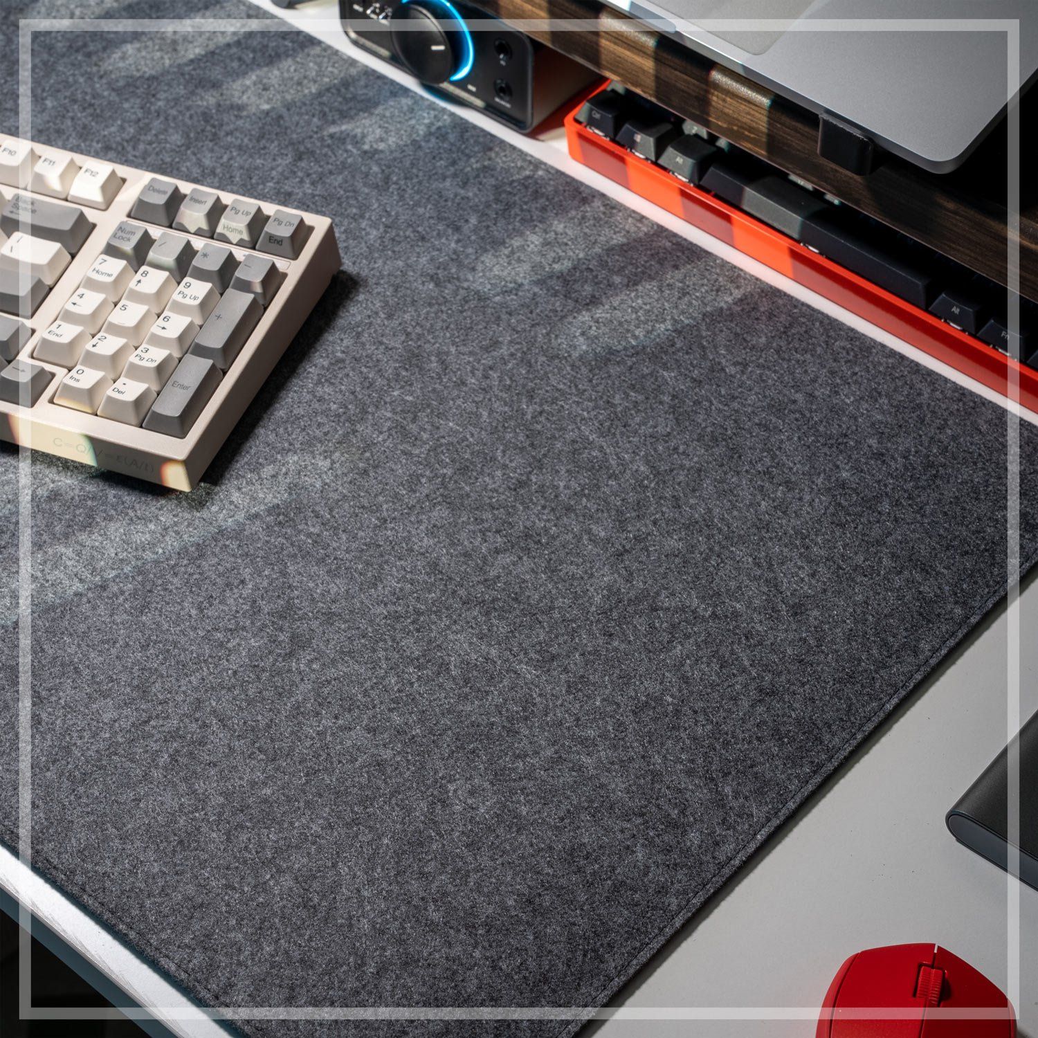 Thảm nỉ trải bàn làm việc deskpad chất liệu nỉ ép cao cấp chống trượt –  Gearhack