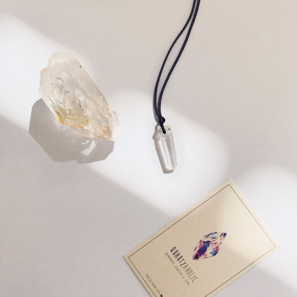 Dây Chuyền Sliding Clear Quartz