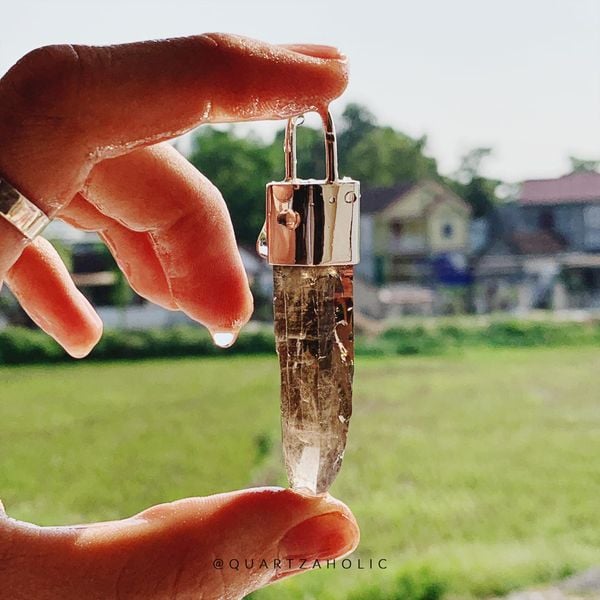  Mặt Dây Talisman Smoky Quartz 