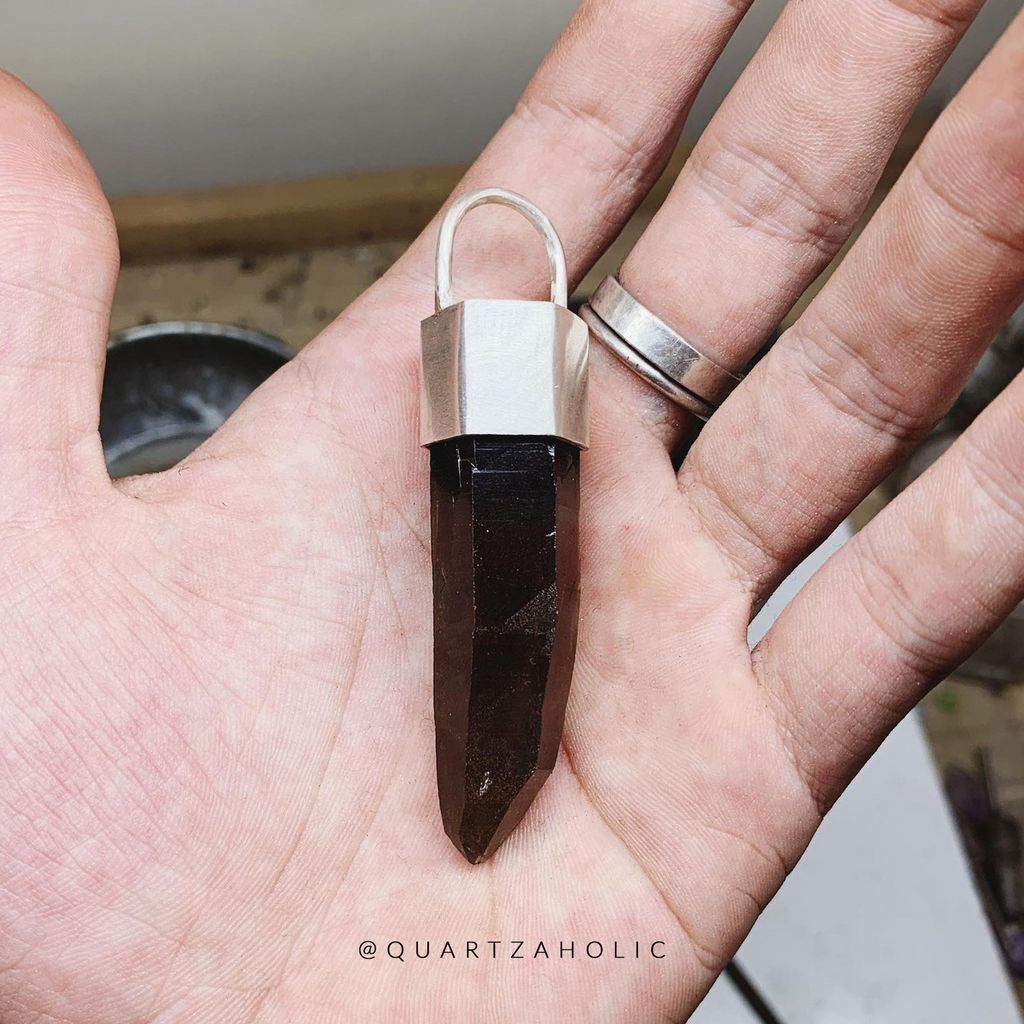 Mặt Dây Talisman Smoky Quartz