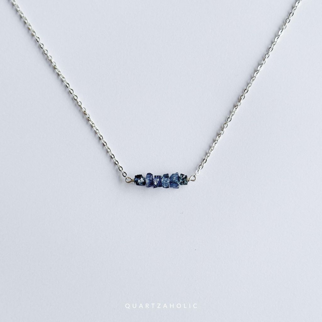 Dây chuyền Line Blue Spinel