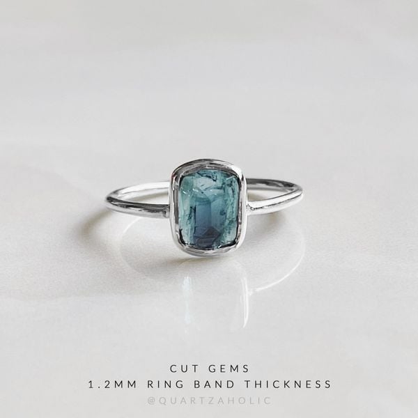  Nhẫn Freeset Indicolite Tourmaline 