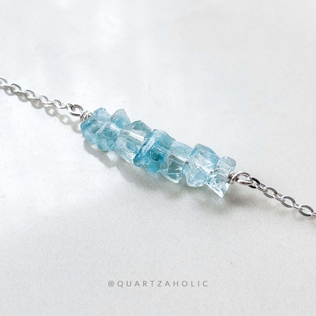 Vòng Tay Line Aquamarine
