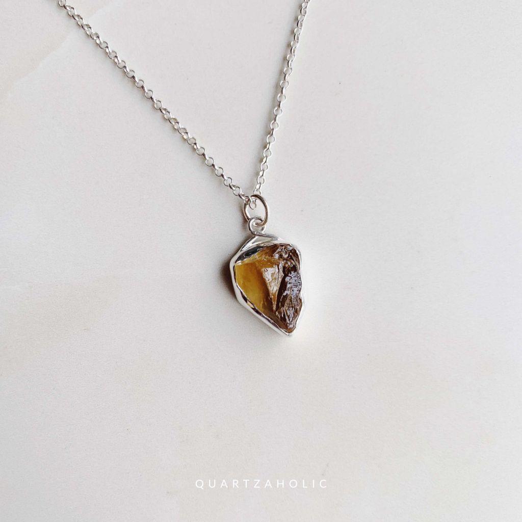 Mặt dây Freeset Citrine