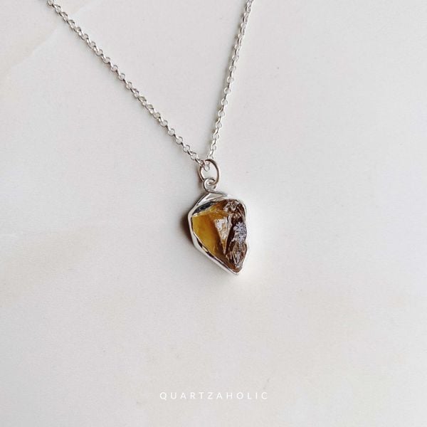  Mặt dây Freeset Citrine 