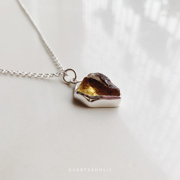  Mặt dây Freeset Citrine 