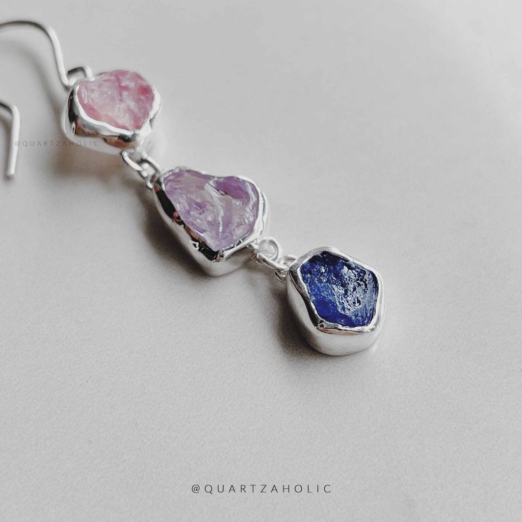 Bông Tai Drop Freeset Custom Gems