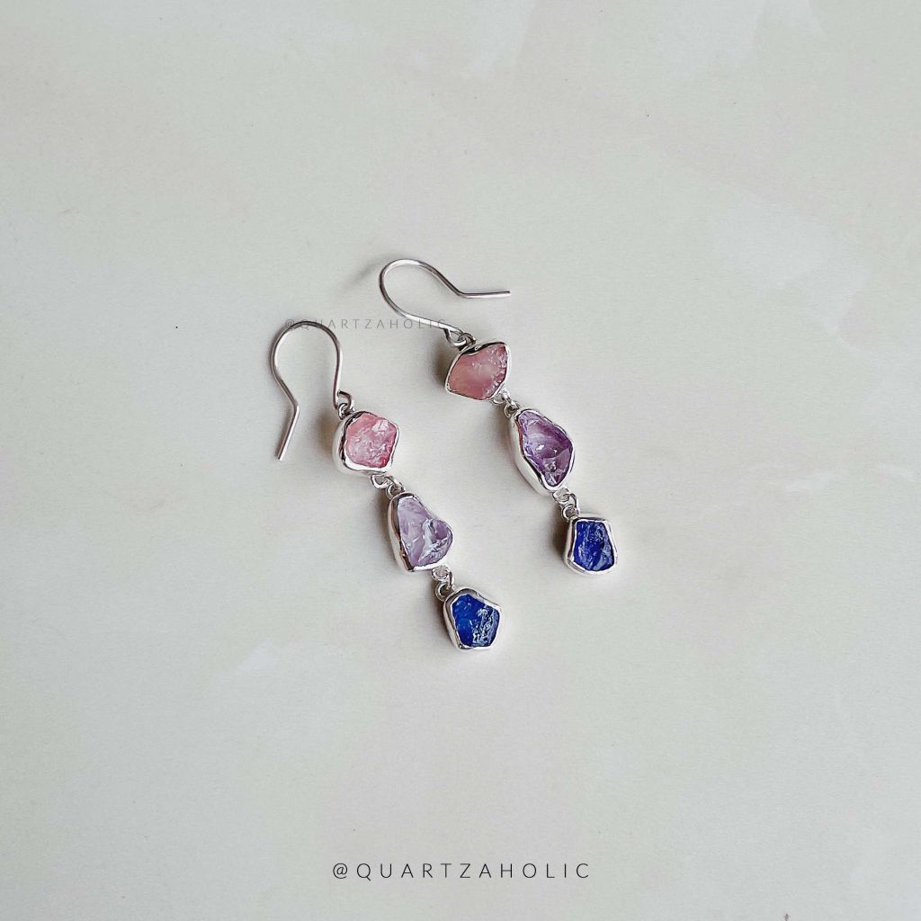 Bông Tai Drop Freeset Custom Gems