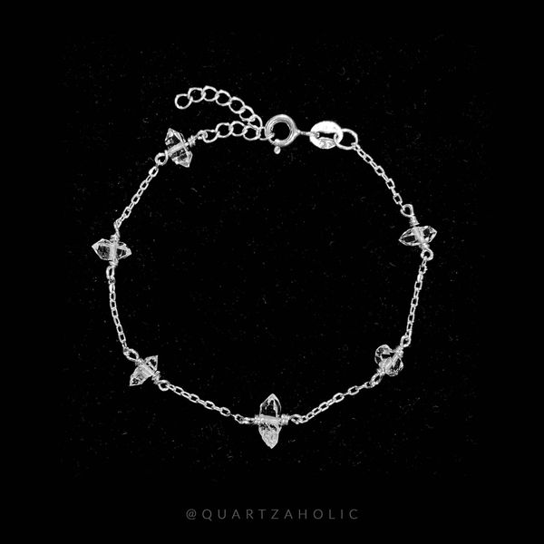  Vòng Tay Pure Herkimer Diamond 