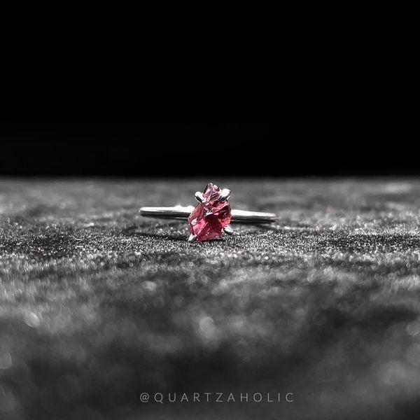  Nhẫn Claws Rhodolite Garnet  