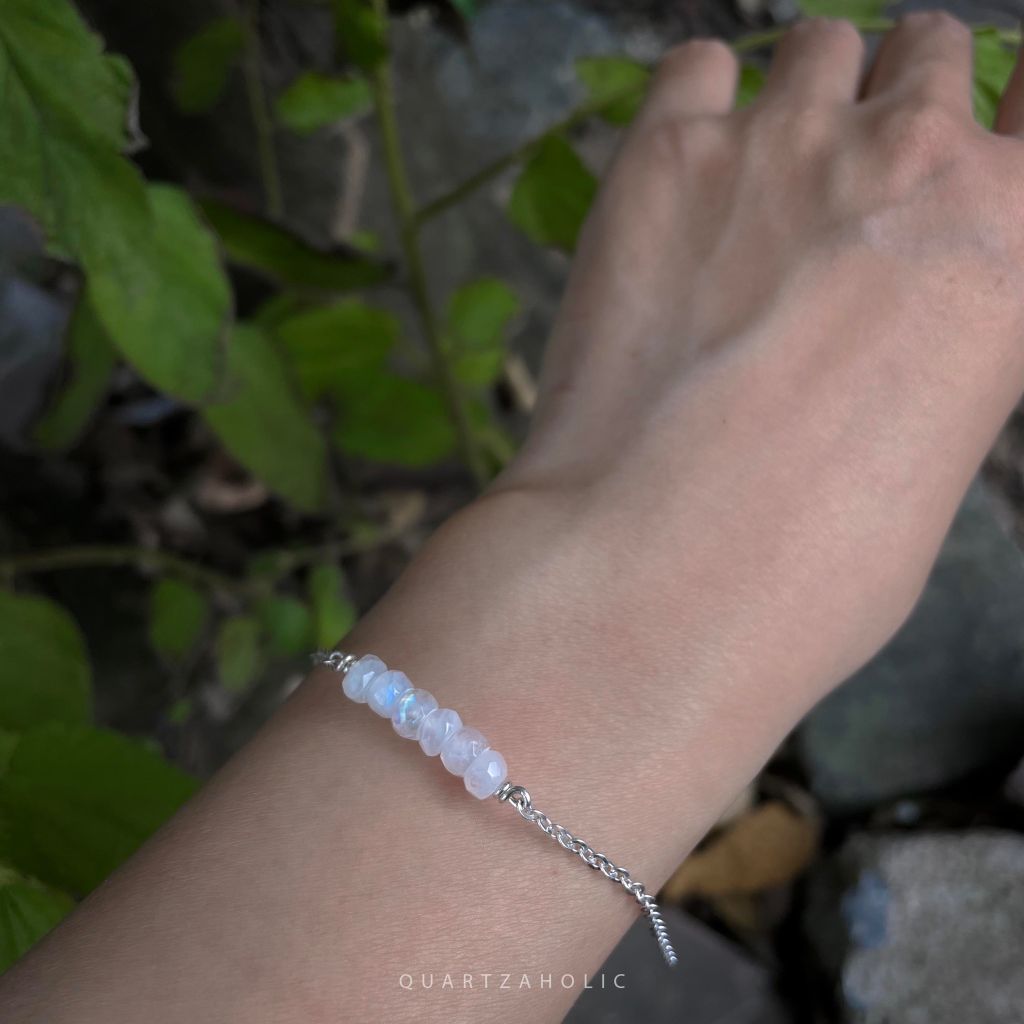 Vòng Tay Line Moonstone