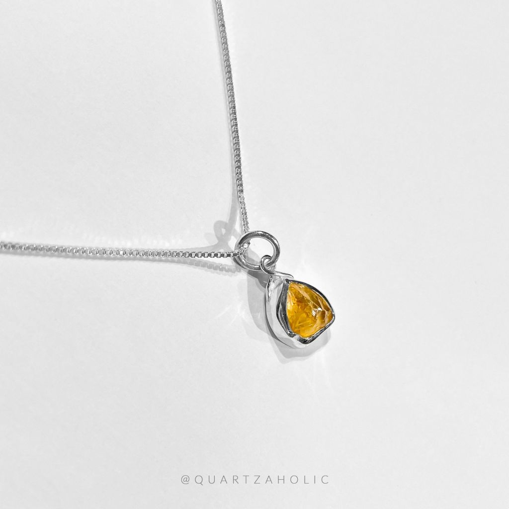 Mặt dây Freeset Citrine