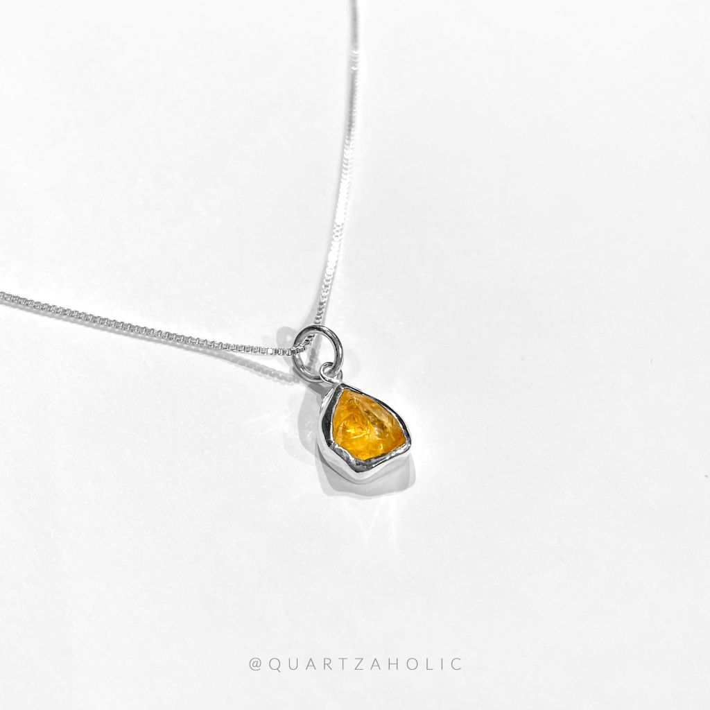 Mặt dây Freeset Citrine