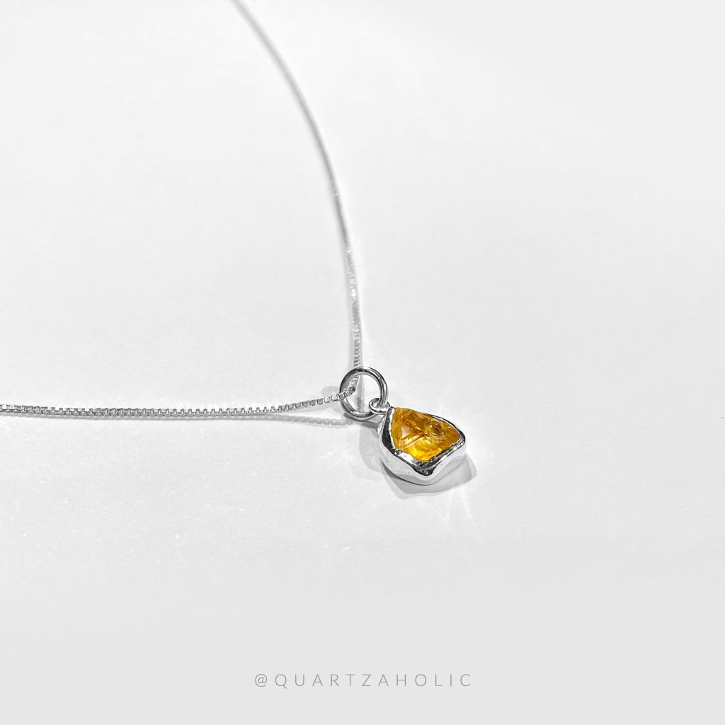 Mặt dây Freeset Citrine
